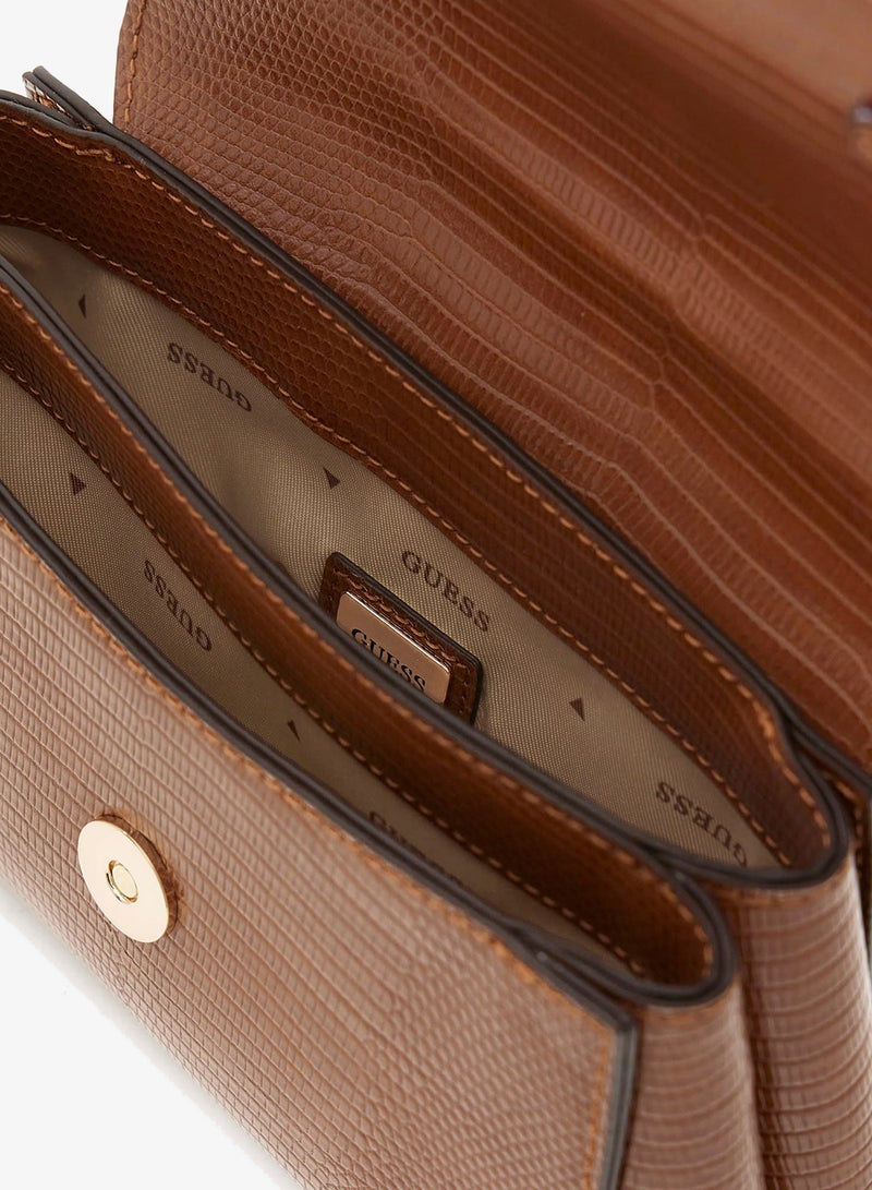 GUESS Melinda Mini Flap Over Crossbody Bag - Image 3